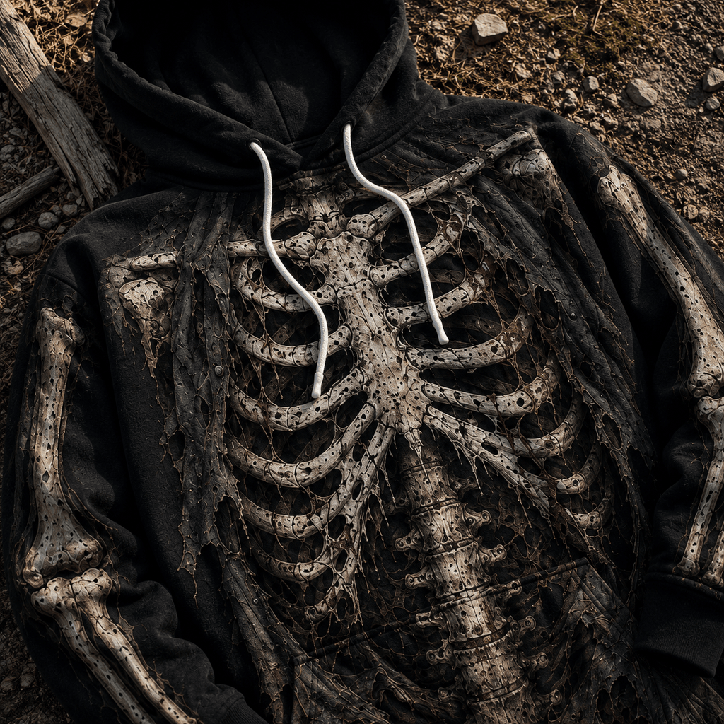 Premium Jason Voorhees Skeleton Friday The 13th Halloween Horror 3D Hoodie 4