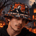 Premium Michael Myers The Night He Comes Home Horror Bucket Hat NDN 2