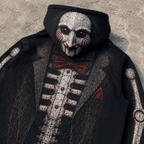 Premium Saw Billy The Puppet Skeleton Tuxedo Halloween Horror 3D Hoodie 3