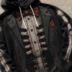 Premium Saw Billy The Puppet Skeleton Tuxedo Halloween Horror 3D Hoodie 4