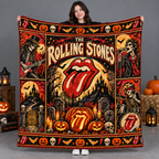 Sleep Token Hooded Figure Moon Fleece Blanket For Dark Halloween Ritual Nights NDN 2