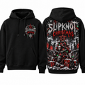 Slipknot Christmas Horror Winter Hoodie NTH1 for Metal Fans Who Love Dark Holiday Art 1