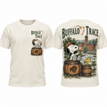 Snoopy Buffalo Trace Barrel Scene 3D Shirt for Bourbon Fans Who Enjoy Rustic Distillery Style 1