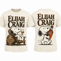 Snoopy Elijah Craig Bourbon Barrel 3D Shirt for Whiskey Fans Who Appreciate Vintage Style 1