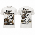 Snoopy Evan Williams Barrel Glass 3D Shirt for Bourbon Fans Who Enjoy Classic Distillery Style 1
