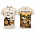 Snoopy Woodford Reserve Bourbon Scene 3D Shirt for Whiskey Fans Who Enjoy Classic Distillery Style 1