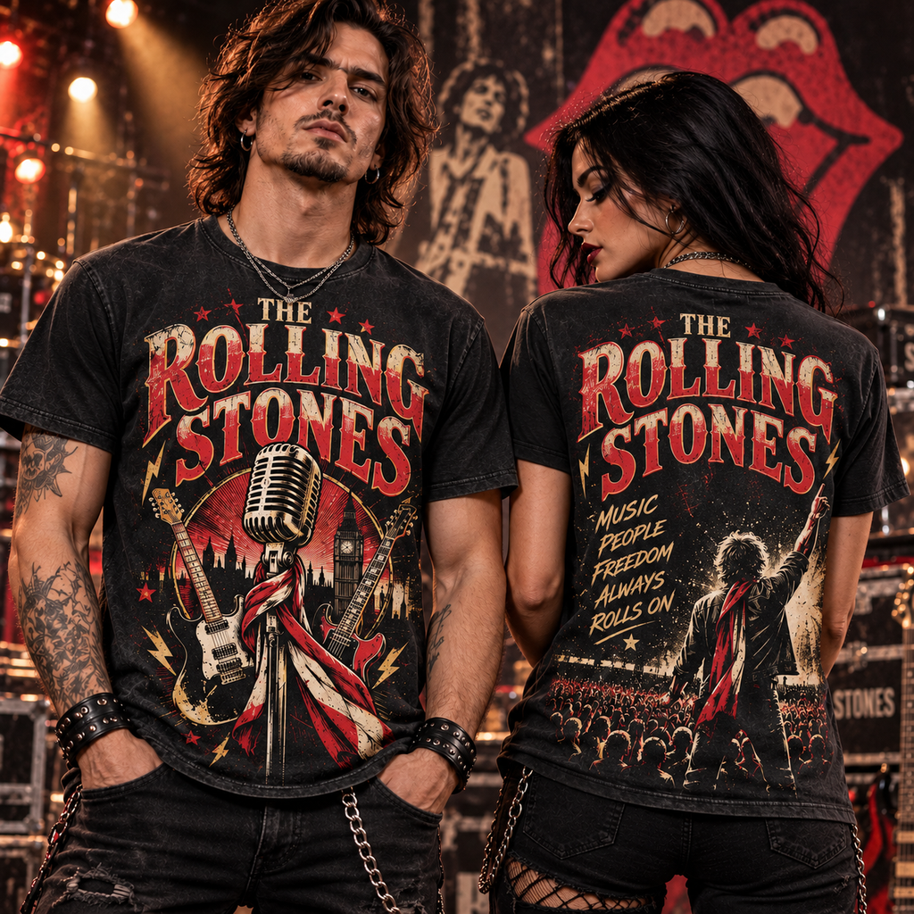 The Rolling Stones Tongue Logo Classic Rock 3D Shirt for Fans Who Move to Every Beat Tonight NY 2