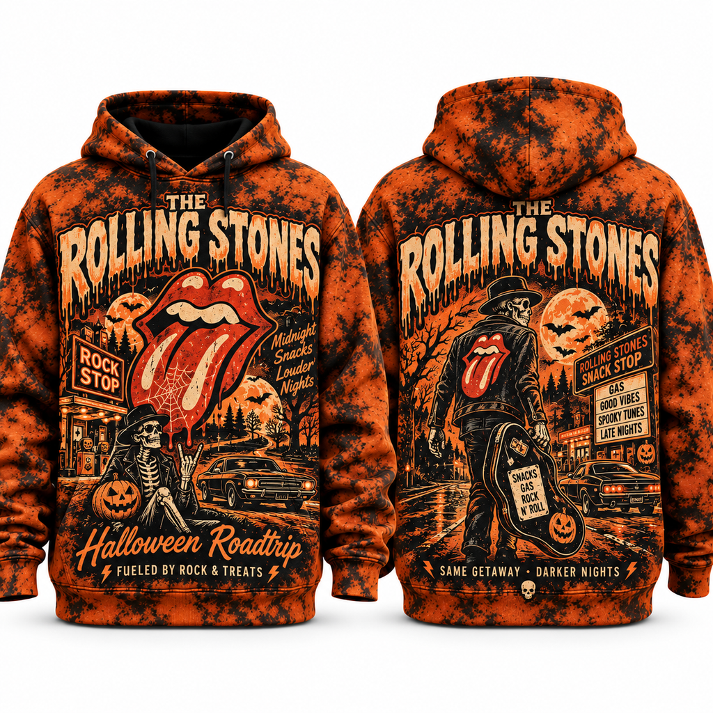 The Rolling Stones Vintage Tongue Hoodie NY 1