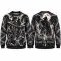 Witch Hat Winged Figure He Always Comes Back Hungry Sweater for Hag Night Fans NDN 1