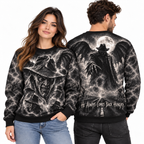 Witch Hat Winged Figure He Always Comes Back Hungry Sweater for Hag Night Fans NDN 2