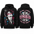 Yungblud Portrait Stars Lost Wild Unapologetic Punk Heart Rebel Soul Hoodie for Punk Rebel Fans NDN 1